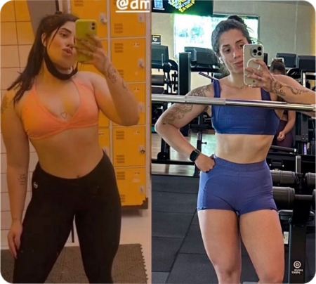 Antes e Depois Mulher 2